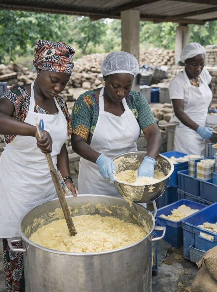 Femmes productrices de beurre de karité en Afrique de l'Ouest – BlueWave Supply